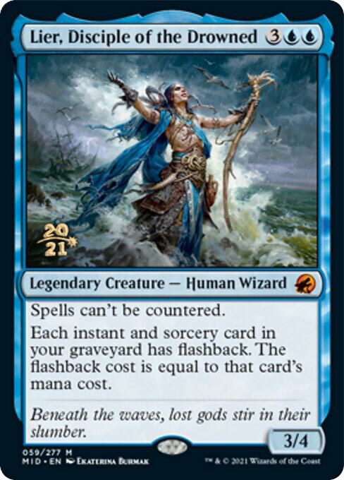 Lier, Disciple of the Drowned [Innistrad: Midnight Hunt Prerelease Promos]