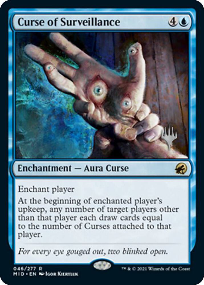 Curse of Surveillance (Promo Pack) [Innistrad: Midnight Hunt Promos]