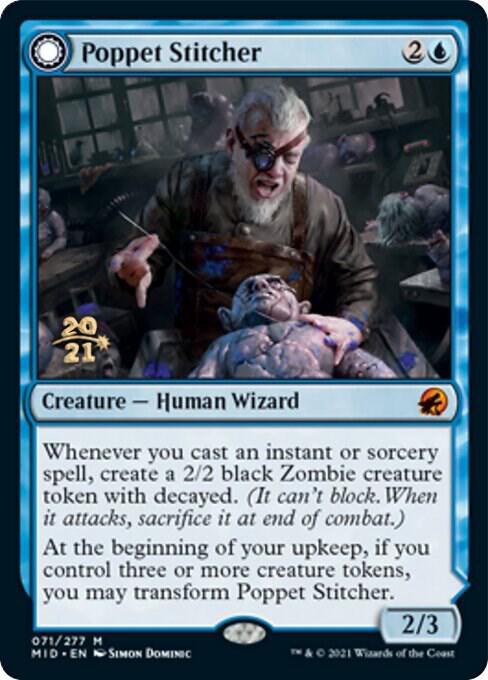 Poppet Stitcher // Poppet Factory [Innistrad: Midnight Hunt Prerelease Promos]
