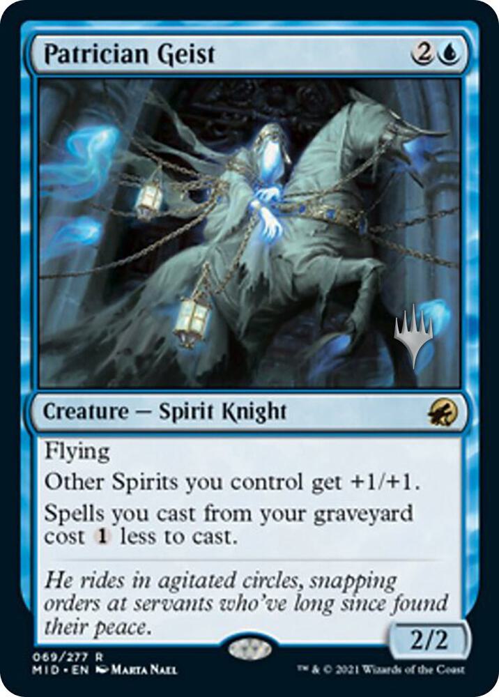 Patrician Geist (Promo Pack) [Innistrad: Midnight Hunt Promos]