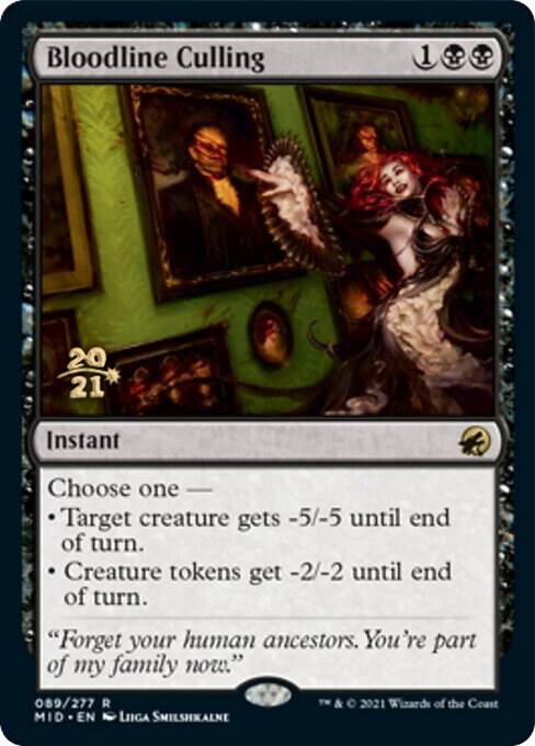Bloodline Culling [Innistrad: Midnight Hunt Prerelease Promos]