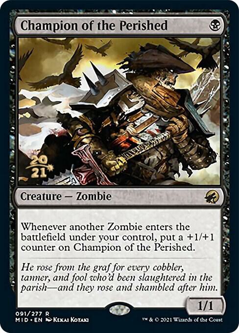 Champion of the Perished [Innistrad: Midnight Hunt Prerelease Promos]