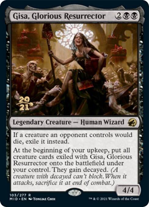 Gisa, Glorious Resurrector [Innistrad: Midnight Hunt Prerelease Promos]