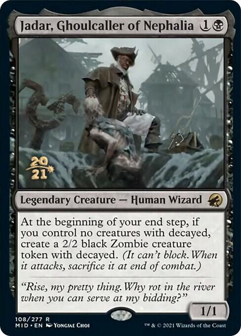 Jadar, Ghoulcaller of Nephalia [Innistrad: Midnight Hunt Prerelease Promos]