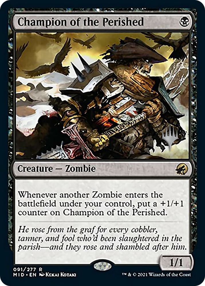 Champion of the Perished (Promo Pack) [Innistrad: Midnight Hunt Promos]