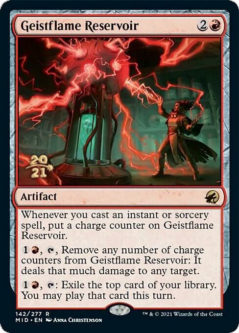 Geistflame Reservoir [Innistrad: Midnight Hunt Prerelease Promos]