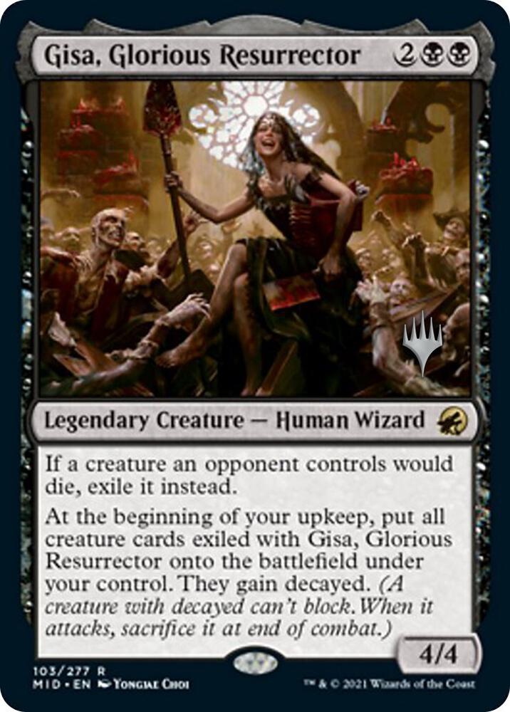 Gisa, Glorious Resurrector (Promo Pack) [Innistrad: Midnight Hunt Promos]