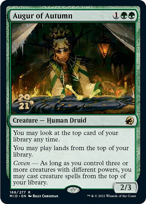 Augur of Autumn [Innistrad: Midnight Hunt Prerelease Promos]