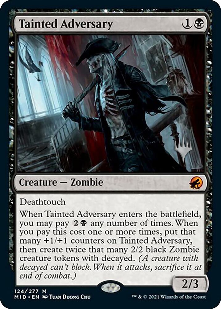 Tainted Adversary (Promo Pack) [Innistrad: Midnight Hunt Promos]
