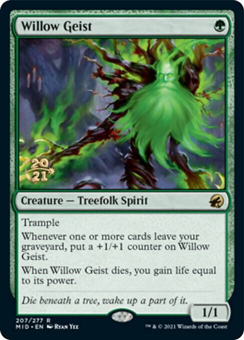 Willow Geist [Innistrad: Midnight Hunt Prerelease Promos]