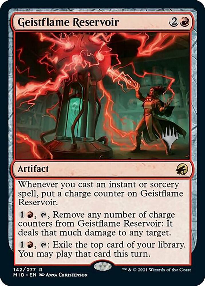 Geistflame Reservoir (Promo Pack) [Innistrad: Midnight Hunt Promos]