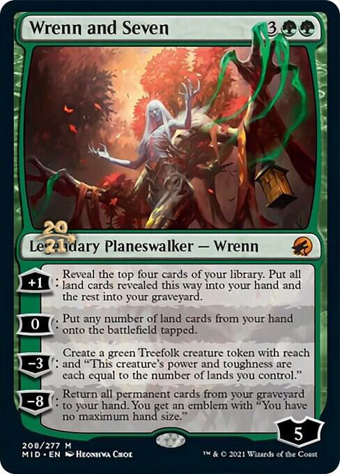 Wrenn and Seven [Innistrad: Midnight Hunt Prerelease Promos]