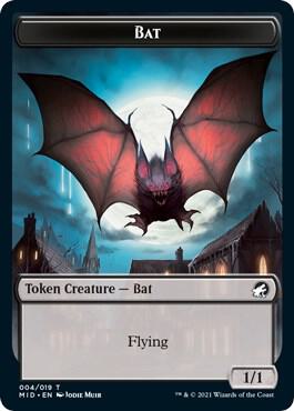Bat Token [Innistrad: Midnight Hunt Tokens]
