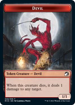 Devil Token [Innistrad: Midnight Hunt Tokens]