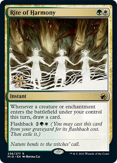 Rite of Harmony [Innistrad: Midnight Hunt Prerelease Promos]