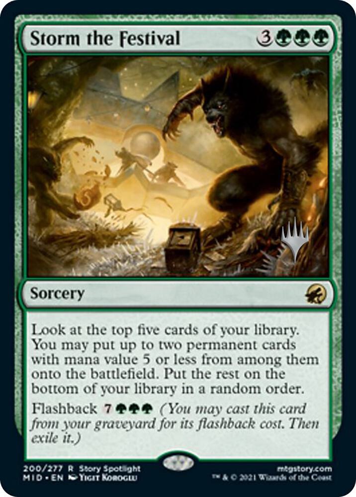 Storm the Festival (Promo Pack) [Innistrad: Midnight Hunt Promos]