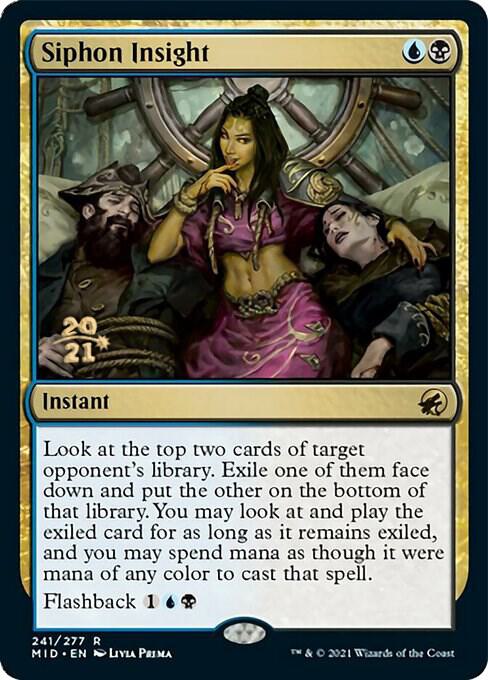 Siphon Insight [Innistrad: Midnight Hunt Prerelease Promos]