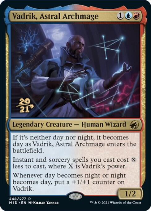 Vadrik, Astral Archmage [Innistrad: Midnight Hunt Prerelease Promos]