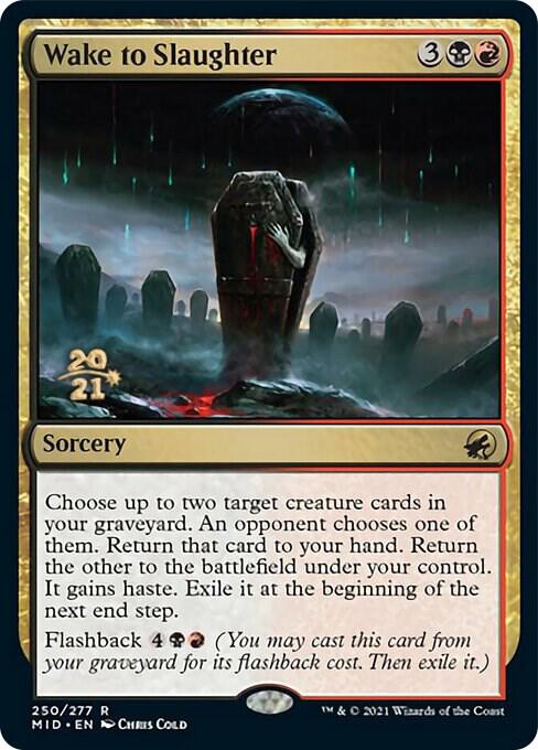 Wake to Slaughter [Innistrad: Midnight Hunt Prerelease Promos]
