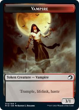 Vampire Token [Innistrad: Midnight Hunt Tokens]