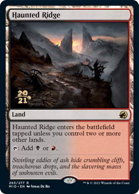 Haunted Ridge [Innistrad: Midnight Hunt Prerelease Promos]