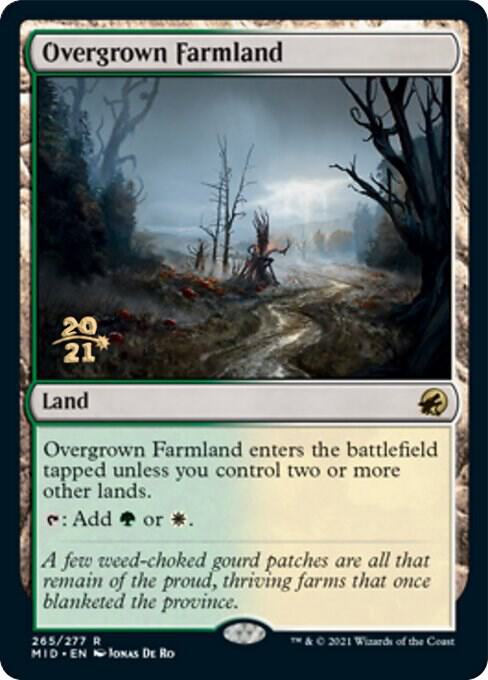 Overgrown Farmland [Innistrad: Midnight Hunt Prerelease Promos]