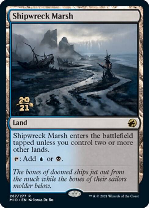 Shipwreck Marsh [Innistrad: Midnight Hunt Prerelease Promos]