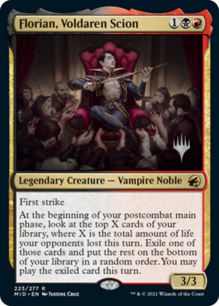 Florian, Voldaren Scion (Promo Pack) [Innistrad: Midnight Hunt Promos]