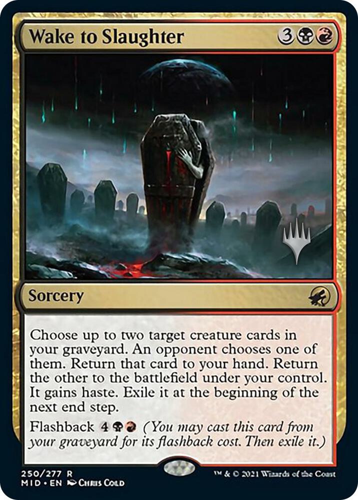 Wake to Slaughter (Promo Pack) [Innistrad: Midnight Hunt Promos]