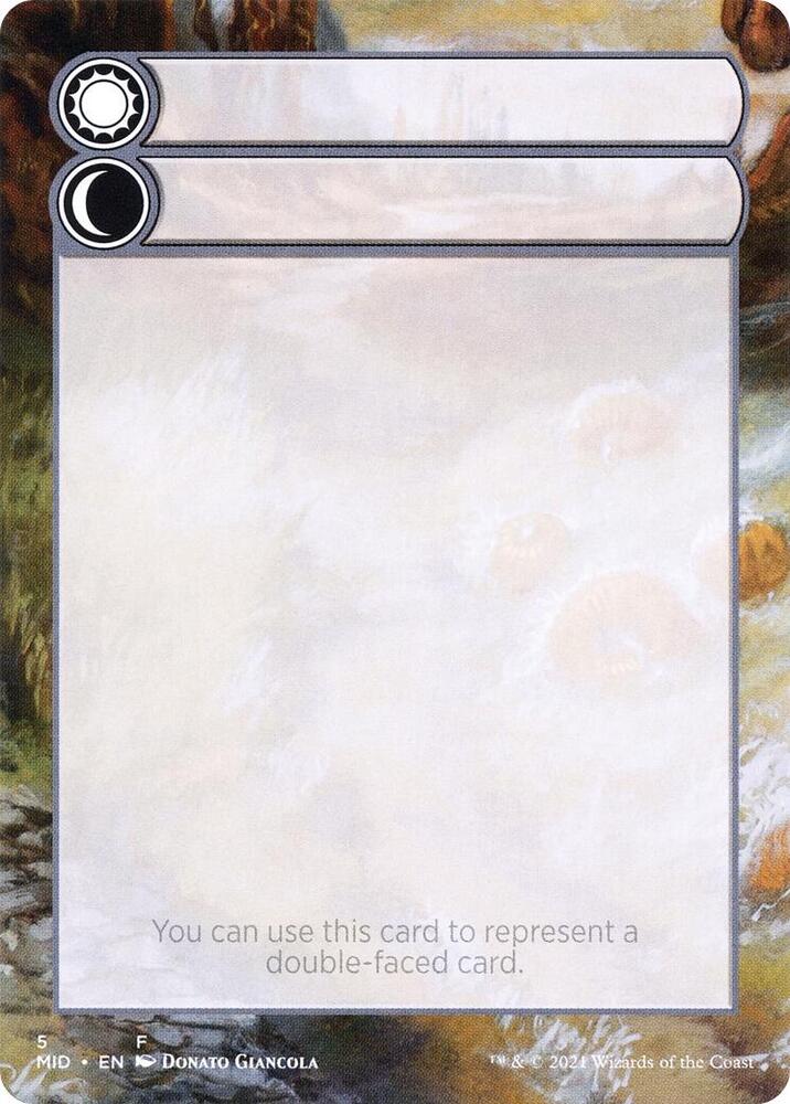 Helper Card (5/9) [Innistrad: Midnight Hunt Tokens]