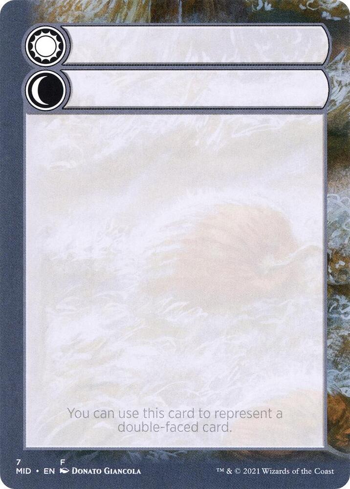 Helper Card (7/9) [Innistrad: Midnight Hunt Tokens]