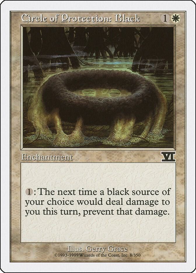 Circle of Protection: Black [Classic Sixth Edition]