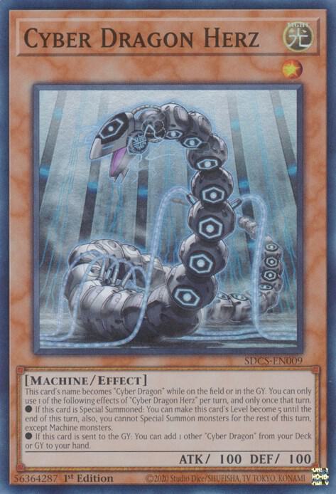 Cyber Dragon Herz [SDCS-EN009] Super Rare