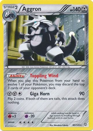 Aggron (80/124) (Cosmos Holo) [Black & White: Dragons Exalted]