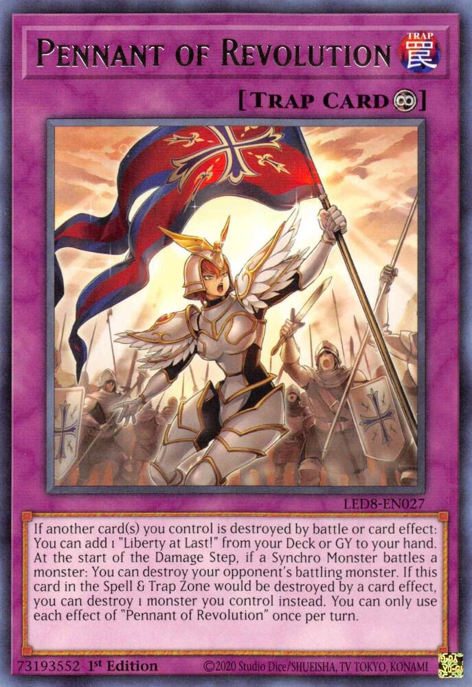 Pennant of Revolution [LED8-EN027] Rare
