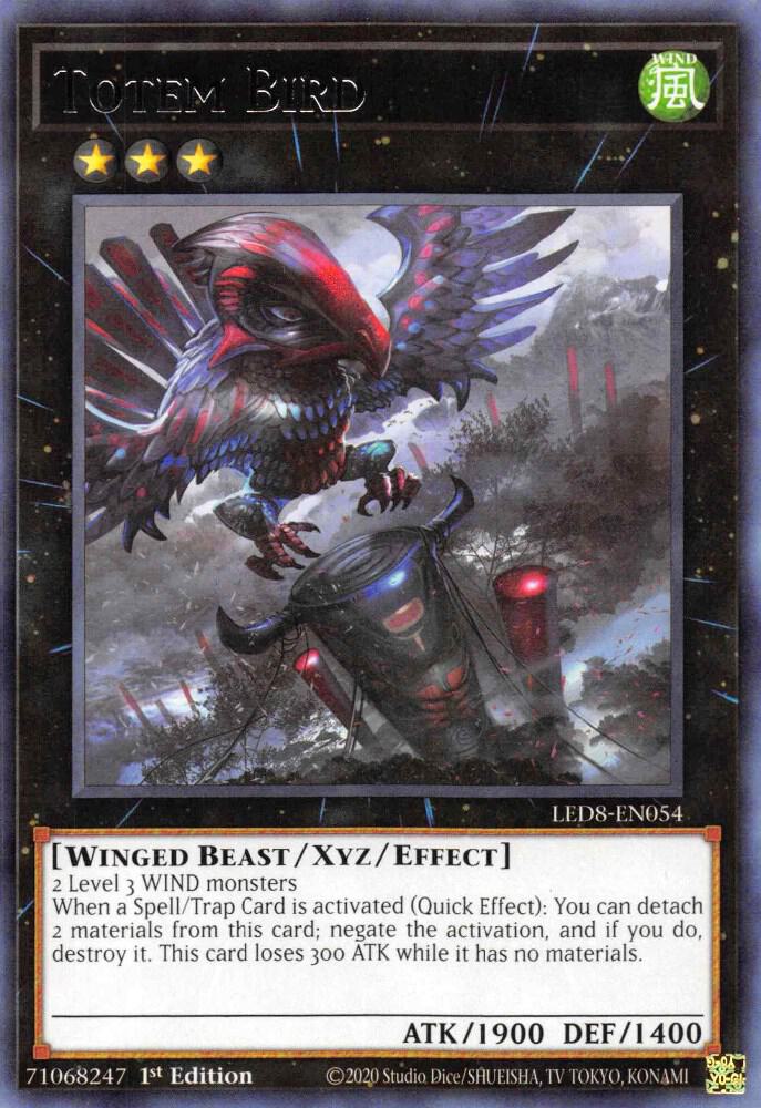 Totem Bird [LED8-EN054] Rare