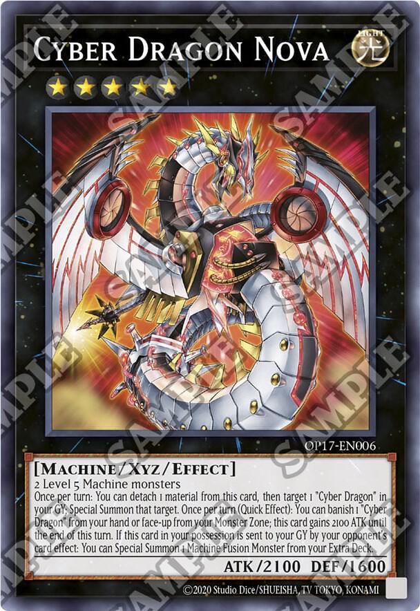 Cyber Dragon Nova [OP17-EN006] Super Rare