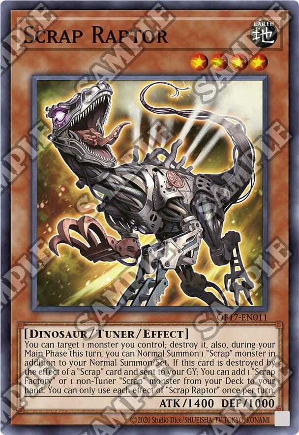 Scrap Raptor [OP17-EN011] Super Rare