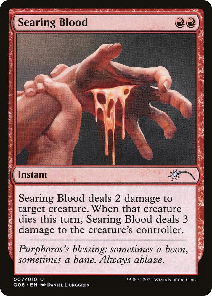 Searing Blood [Pioneer Challenger Decks 2021]