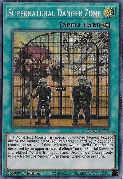 Supernatural Danger Zone [BODE-EN067] Super Rare