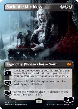 Sorin the Mirthless (Borderless) [Innistrad: Crimson Vow]