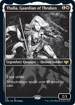 Thalia, Guardian of Thraben (Showcase Eternal Night) [Innistrad: Crimson Vow]