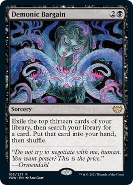 Demonic Bargain [Innistrad: Crimson Vow]