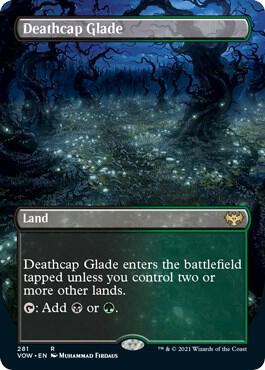 Deathcap Glade (Borderless Alternate Art) [Innistrad: Crimson Vow]