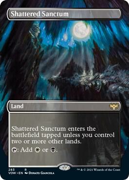 Shattered Sanctum (Borderless Alternate Art) [Innistrad: Crimson Vow]
