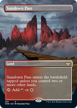 Sundown Pass (Borderless Alternate Art) [Innistrad: Crimson Vow]