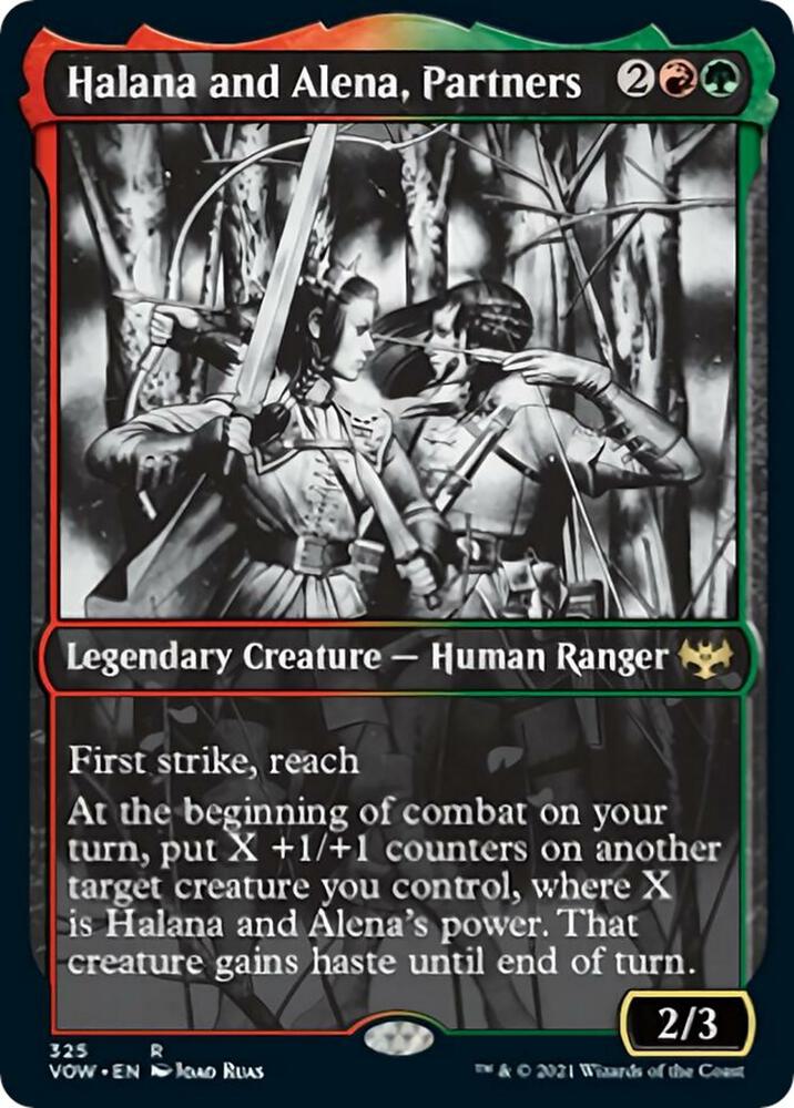 Halana and Alena, Partners (Showcase Eternal Night) [Innistrad: Crimson Vow]