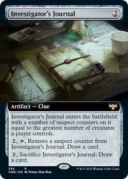 Investigator's Journal (Extended Art) [Innistrad: Crimson Vow]