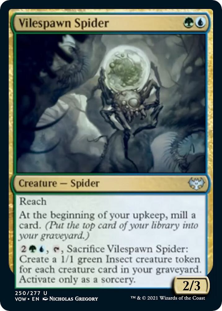 Vilespawn Spider [Innistrad: Crimson Vow]