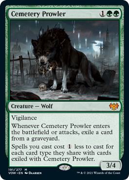 Cemetery Prowler [Innistrad: Crimson Vow]